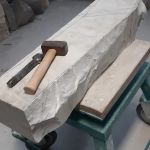 A fresh start, always exciting. 

#marble #stonesculpting #artistatwork #handcarvedstone #fiekederoij