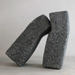 'Action and Reaction', bluestone

#abstractsculpture #outdoorsculpture #handcarvedstone #irishbluestone #fiekederoij